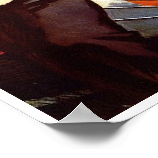 sowjetisches Propaganda-Poster Poster (Ecke)