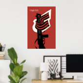 Sowjetisches Propagandaplakat -Sieg über Deutschla Poster (Heimbüro)