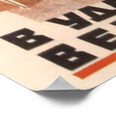 sowjetisches Propagandaposter von Kolkhoz 1931 Poster (Ecke)