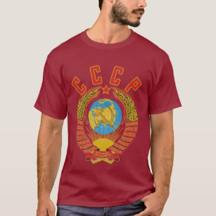 Sowjetisches Wappen das Shirt der CCCP Männer