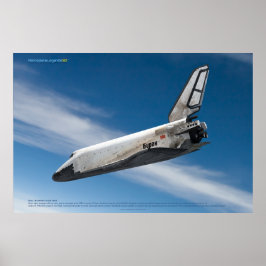 Sowjetisches Weltraum Icon: Buran Wiedereintritt Poster