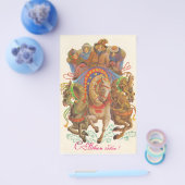 Sowjetkarte mit der Neujahrskavallerie Flyer (Einzeln)