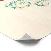 Sowjetkarte mit der Neujahrskavallerie Poster (Ecke)