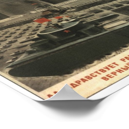 Sowjetposter Poster (Ecke)