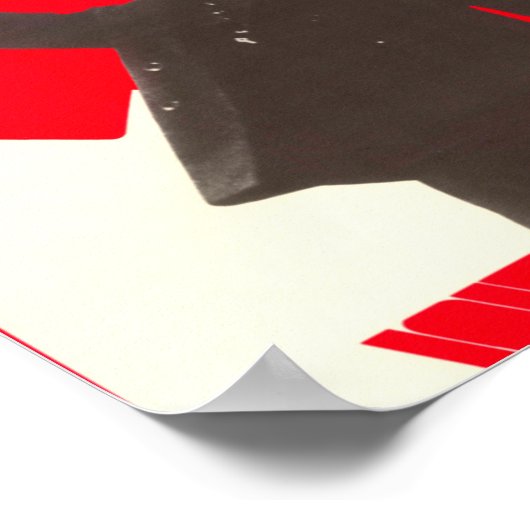 Sowjetproaganda Lenin Vintag Poster (Ecke)