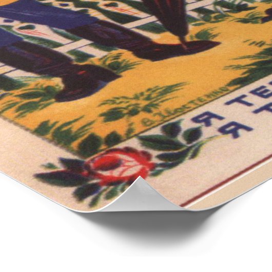 Sowjetpropaganda Poster (Ecke)