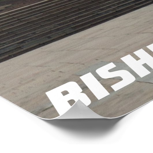 Sowjetsiegplatz, Bischkek Frunze, Kirgisistan Poster (Ecke)