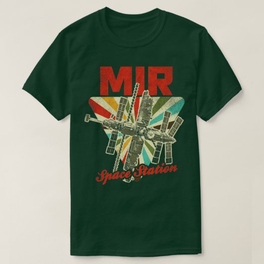 Sowjetstation Mir8 T-Shirt (Design vorne)
