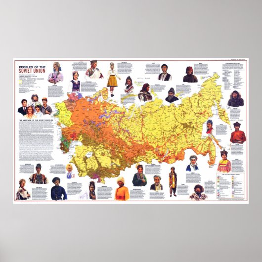 " Sowjetunion: 1976 - Detaillierteerkar Völkkte te Poster (Vorne)