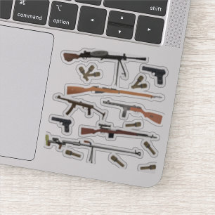 Sowjetunion 2 Waffen Aufkleber