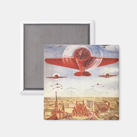 Sowjetunion Magnet (Vorderseite/Rückseite)