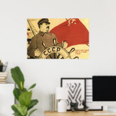 Sowjetunion Poster (Heimbüro)