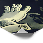 Sowjetunion Propagandaplakat Turkmenisch Poster (Ecke)