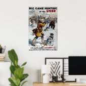 Sowjetunion Reiseplakat Großwildjagd in Poster (Heimbüro)