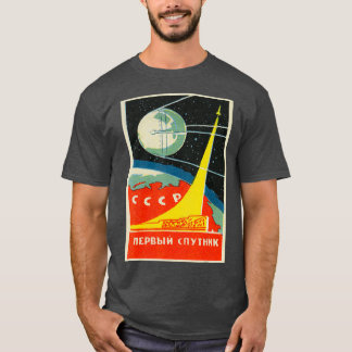 Sowjetunion UdSSR CCRP Raumfahrtprogramm Vintage T-Shirt