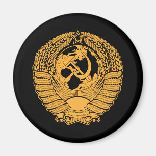 Sowjetunion Wappen Kranz Vintage Russisch Magnet