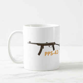 Sowjetunion WW2 PPS-43 Submaschinenleuchte Kaffeetasse