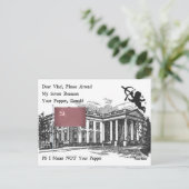 SowjetWiedersehen Haiku Postcard Postkarte (Stehend Vorderseite)