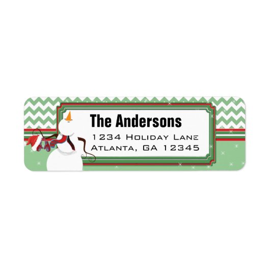 Sowman Zickzack ZigZag Weihnachtsfeier Rücksendead (Vorne)