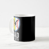 Sowohl Baseball- als auch Softball-Vater Stolz Spo Kaffeetasse (Vorderseite Links)