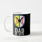 Sowohl Baseball- als auch Softball-Vater Stolz Spo Kaffeetasse (Links)