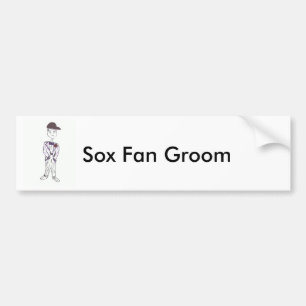 Sox Fan Groom Autoaufkleber