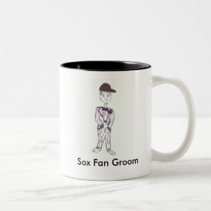 Sox Fan Groom Zweifarbige Tasse