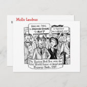 Sox Fans Riot, 1912 Postkarte (Vorne/Hinten)