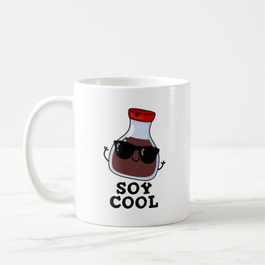 Soy Cool Funny Soy Sauce Puff Kaffeetasse (Links)