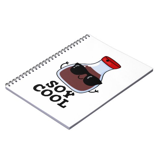 Soy Cool Funny Soy Sauce Puff Notizblock (Linke Seite)