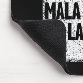 Soy Feliz Y Tu Nche Mala Vibra Me La Pela  Mousepad (Ecke)