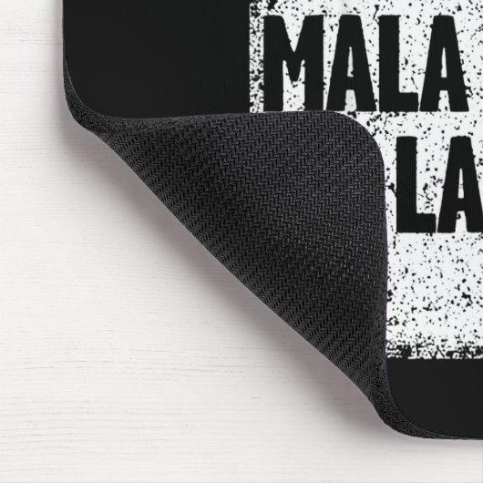 Soy Feliz Y Tu Nche Mala Vibra Me La Pela Mousepad (Ecke)