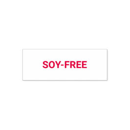 Soy-free Allergy Friendly Permastempel