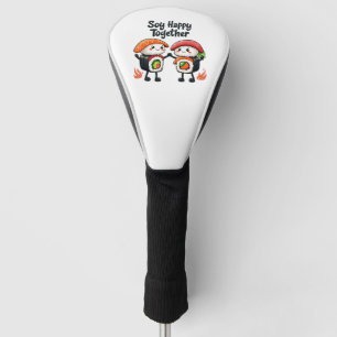 Soy glücklich zusammen Sushi Kawaii japanisches Es Golf Headcover