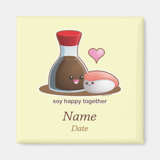 Soy Happy Magnet (Vorne)