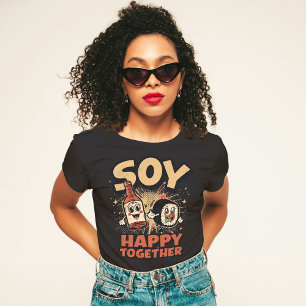 Soy Happy Together - Niedlicher Sushi und Soy Sauc Tri-Blend Shirt