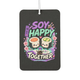 Soy Happy Together – Süßes Kawaii Sushi-Pärchen Autolufterfrischer