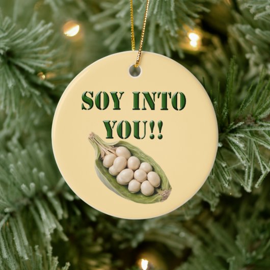 Soy In You: Eine Vegane Liebe-Geschichte, Keramik Ornament (Baum)