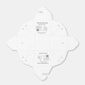 Soy-Kerzen-Geschäft hinzufügen q oder Code-Firmenn Geschenkschachtel (Ungefaltet)