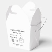 Soy-Kerzen-Geschäft hinzufügen q oder Code-Firmenn Geschenkschachtel (Geöffnet)