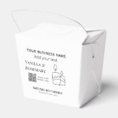 Soy-Kerzen-Geschäft hinzufügen q oder Code-Firmenn Geschenkschachtel (Rückseite)