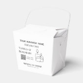 Soy-Kerzen-Geschäft hinzufügen q oder Code-Firmenn Geschenkschachtel (Vorderseite)