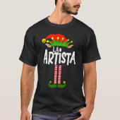 Soy La Artista Elf Familiengruppe Matching in Span T-Shirt (Vorderseite)