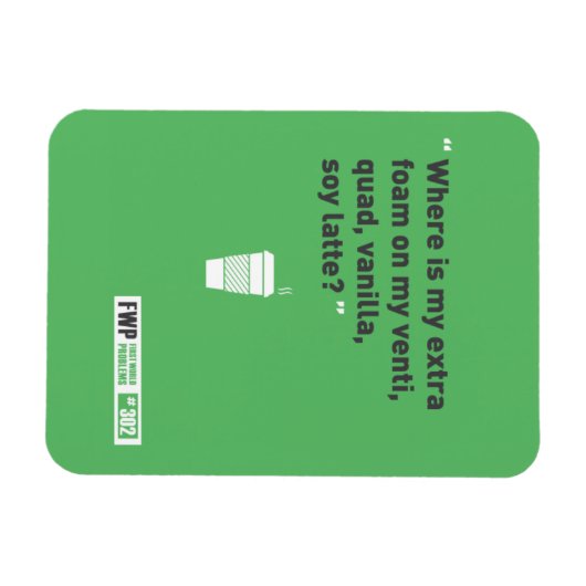 Soy Latté Magnet (Horizontal)