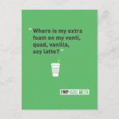 Soy Latté Postkarte (Vorderseite)