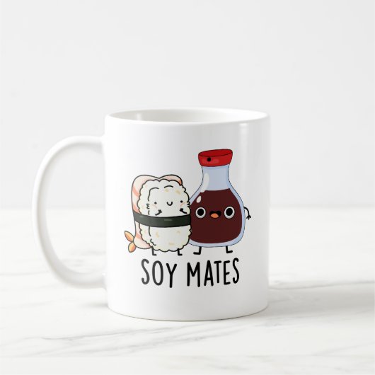 Soy Mates Funny Soy Sauce Puff Kaffeetasse (Links)