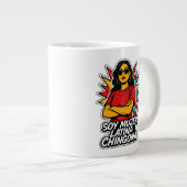 Soy Mujer Latina Chingona-Bold Empowered Latina Jumbo-Tasse (Vorderseite Rechts)