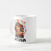 Soy Mujer Latina, starke lateinische Frau Kaffeetasse (Vorderseite Links)
