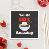 Soy phantastisch Kawaii Sushi Serviette (Beispiel)