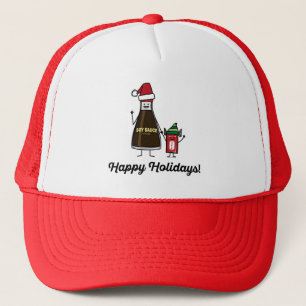 Soy Sauce Flasche Packung Kind Weihnachten Weihnac Truckerkappe